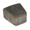 Pihakivi Rudus Klassikko iso kaarre 60 110x115x60 mm sileä musta