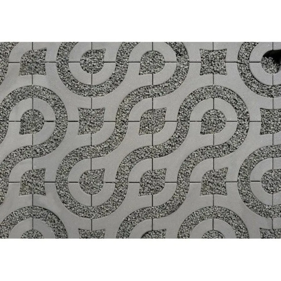 Pihakivi Rudus Riimukivi 300x300x120 mm sileä harmaa