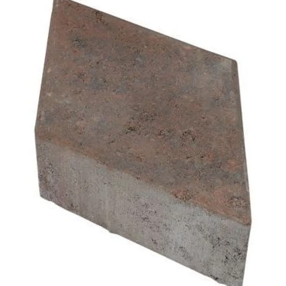 Pihakivi Rudus Rombakivi 80 334x197x80 mm sileä punamusta