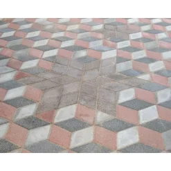 Pihakivi Rudus Rombakivi 80 334x197x80 mm sileä musta