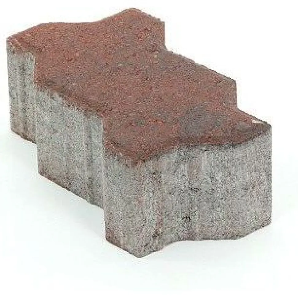 Pihakivi Rudus Unikivi 80 225x112,5x80 mm sileä punamusta