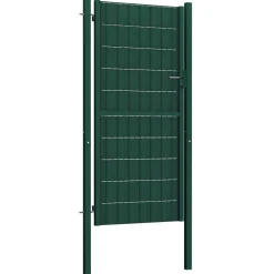 Pihaportti teräs 100x204cm vihreä