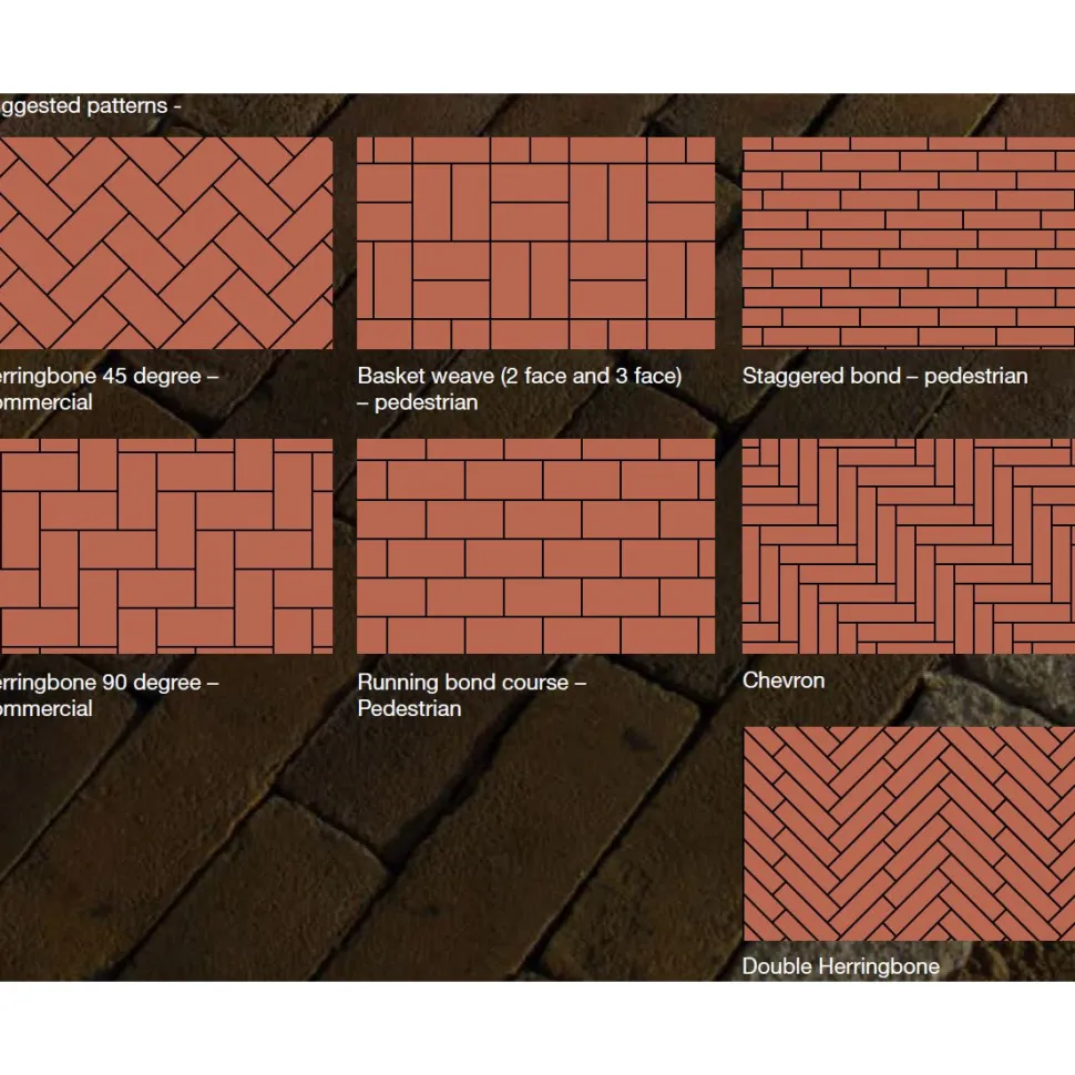 Pihatiili Penter 200x100x52 mm Ruskeankirjava