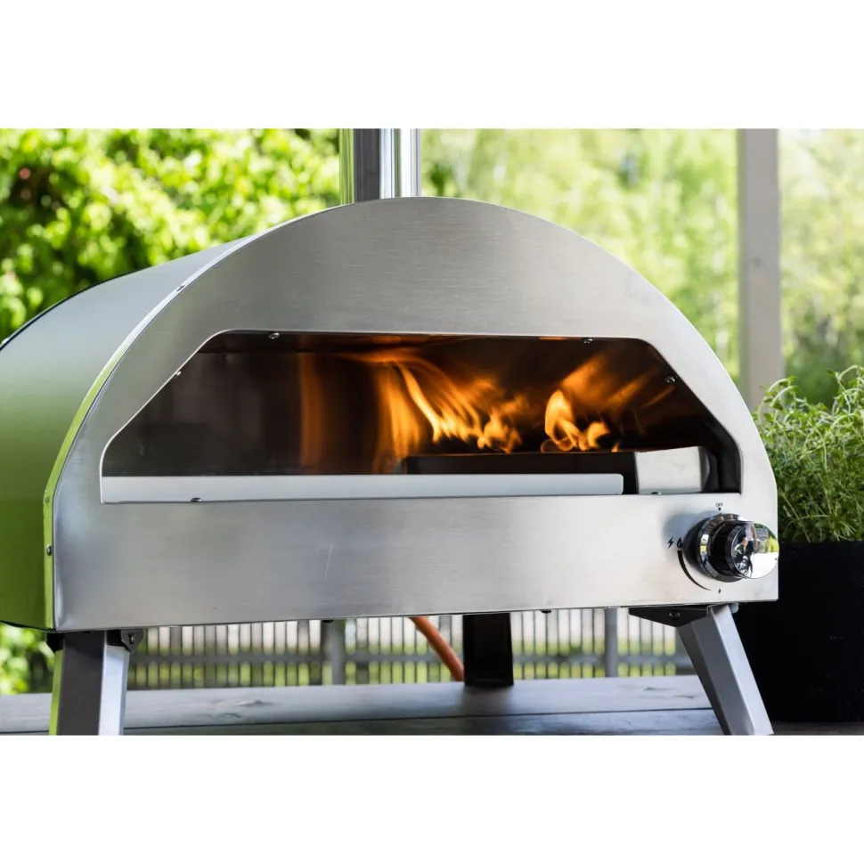 Pizzauuni Venture Home Kerang, kaasulämmitteinen, hopea