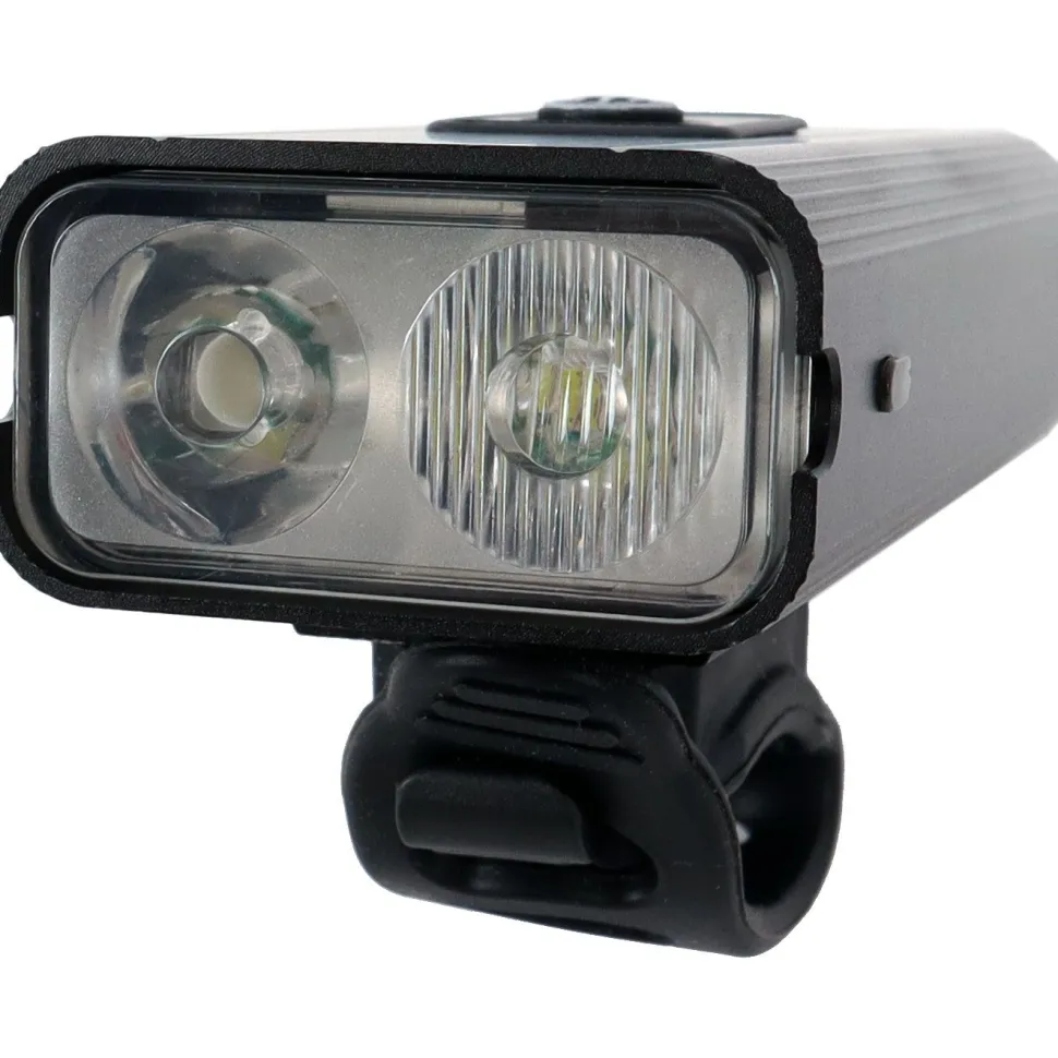 Polkupyörän led-etuvalo Berg, 1000lm, ladattava