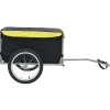 Polkupyörän peräkärry, 65kg, musta/keltainen