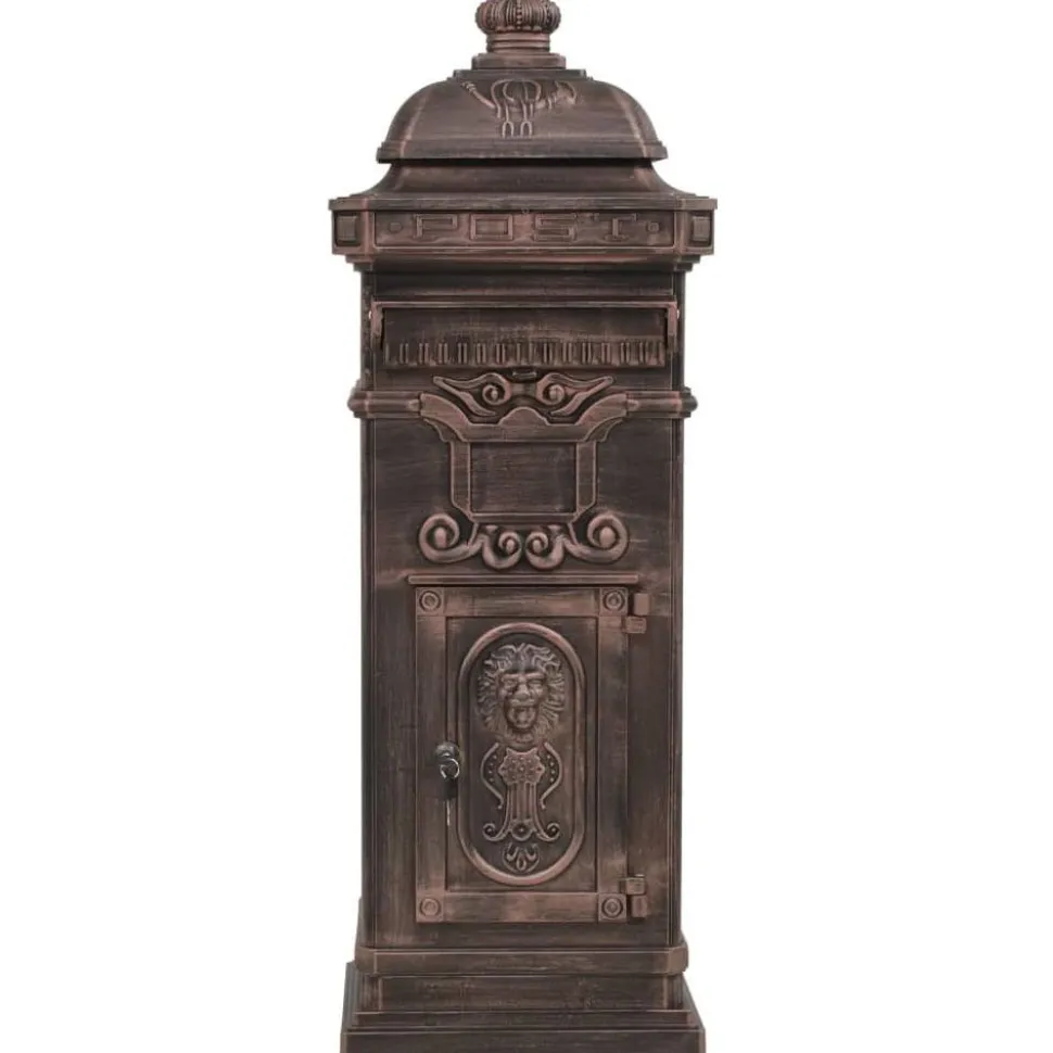Postilaatikko alumiini vintagetyyli ruostumaton pronssi