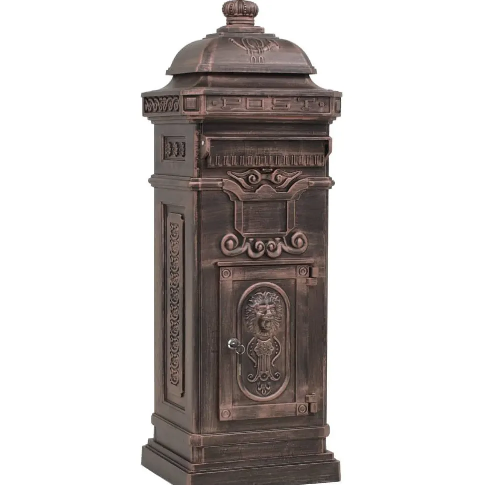 Postilaatikko alumiini vintagetyyli ruostumaton pronssi