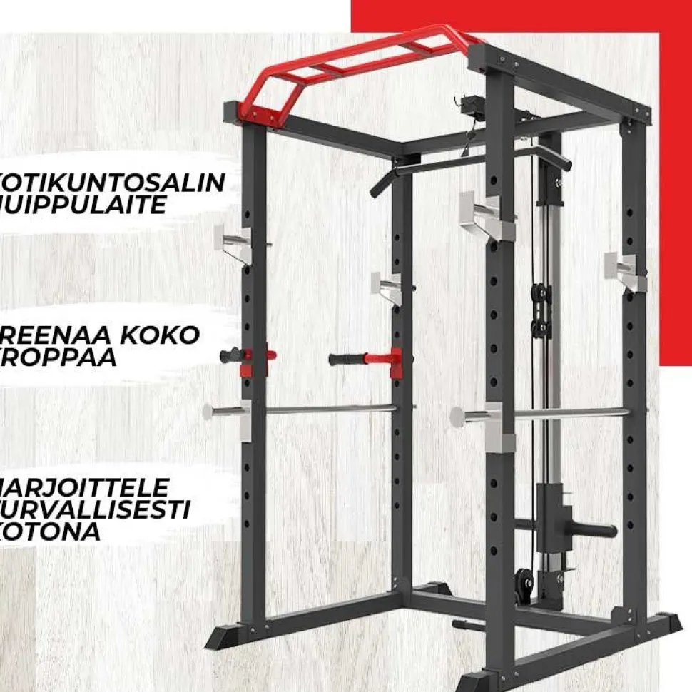 Power Rack kyykkyhäkki Nordcore Core 110x140x220 cm