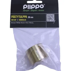 Päätytulppa Piippo Ø 36mm messinki