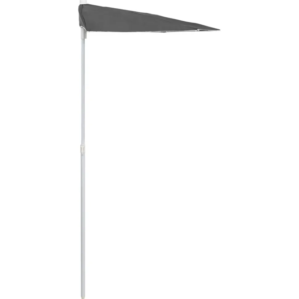 Puoliaurinkovarjo tangolla 180x90 cm antrasiitti