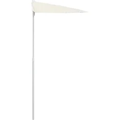 Puoliaurinkovarjo tangolla 180x90 cm hiekka