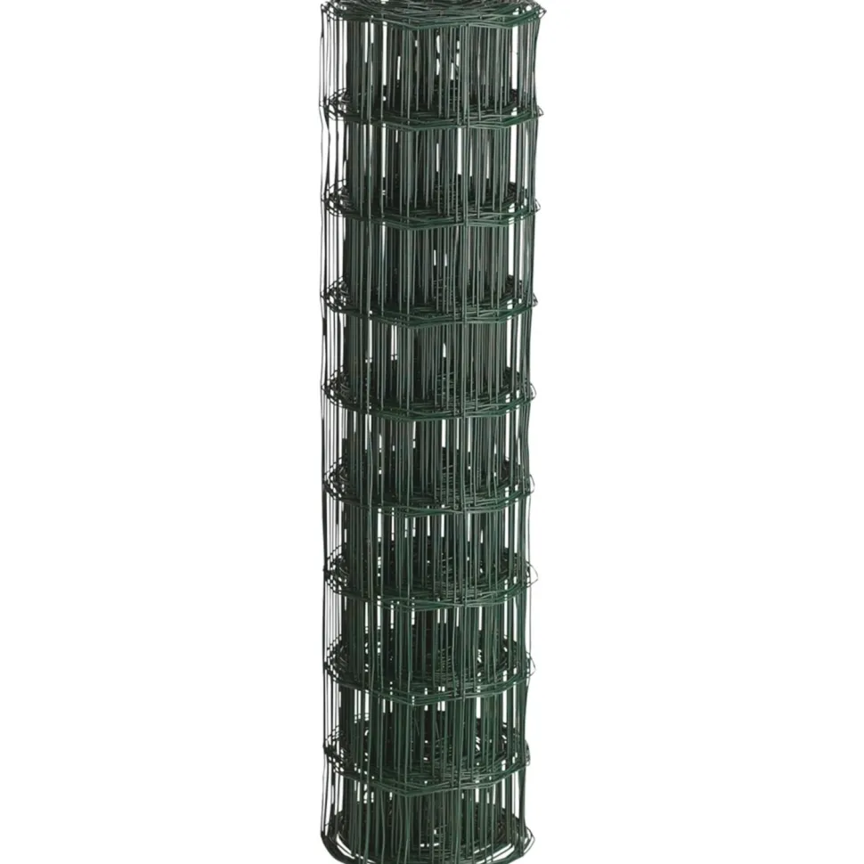 Puutarha-aita Hortus 5x10cm 1x10m 0% PVC vihreä