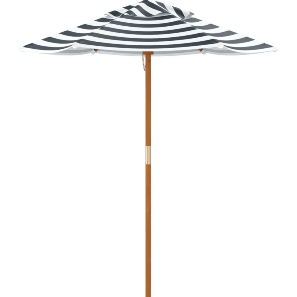 Puutarha-aurinkovarjo lapsille puutangolla Ø120x140 cm (08990)