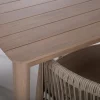 Puutarhakalustesetti Home4You MEDINA pöytä ja 4 tuolia, beige