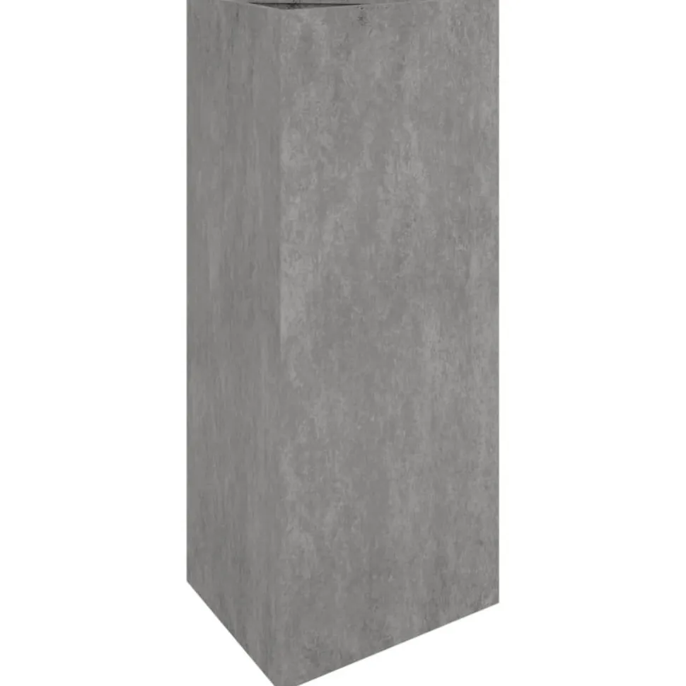 Puutarhakukkalaatikko 40x34,5x75 cm corten-teräs