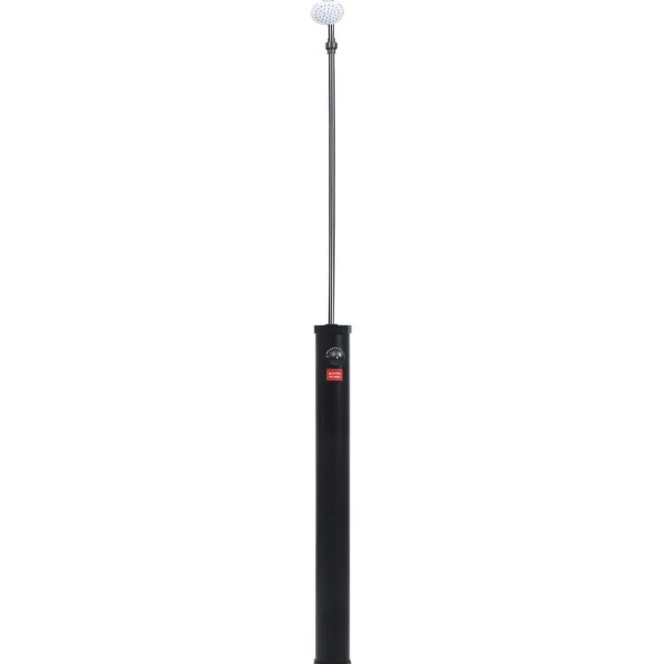 Puutarhan aurinkovoimasuihku musta 215 cm 8 l