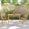 Puutarhan ruokapöytä 110x55x75 cm bambu (68031)