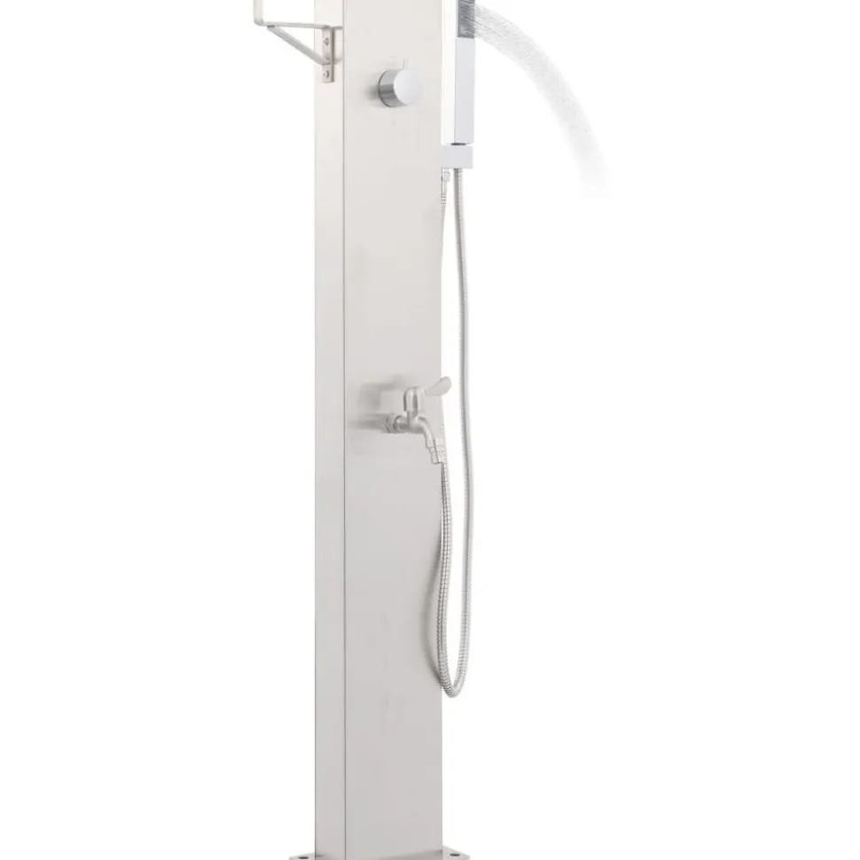 Puutarhan suihkuhana 110 cm ruostumaton teräs