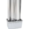Puutarhan suihkulähde hopea 60,2x37x122,1 cm