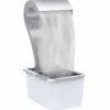 Puutarhan suihkulähde hopea 52,4x34,2x82cm ruostumaton teräs