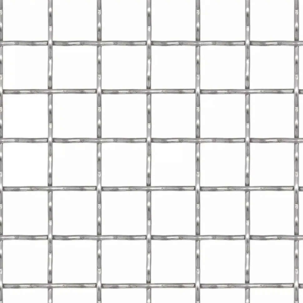 Puutarhan verkkoaita ruostumaton teräs 50x50cm 11x11x2mm