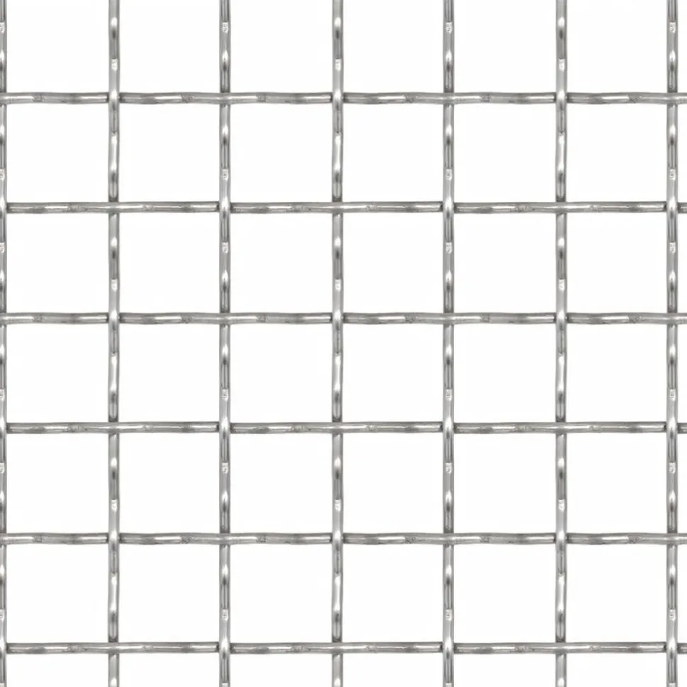 Puutarhan verkkoaita ruostumaton teräs 100x85cm 21x21x2.5mm