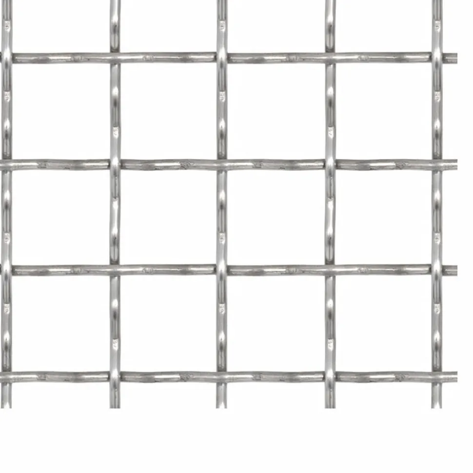 Puutarhan verkkoaita ruostumaton teräs 100x85cm 21x21x2.5mm