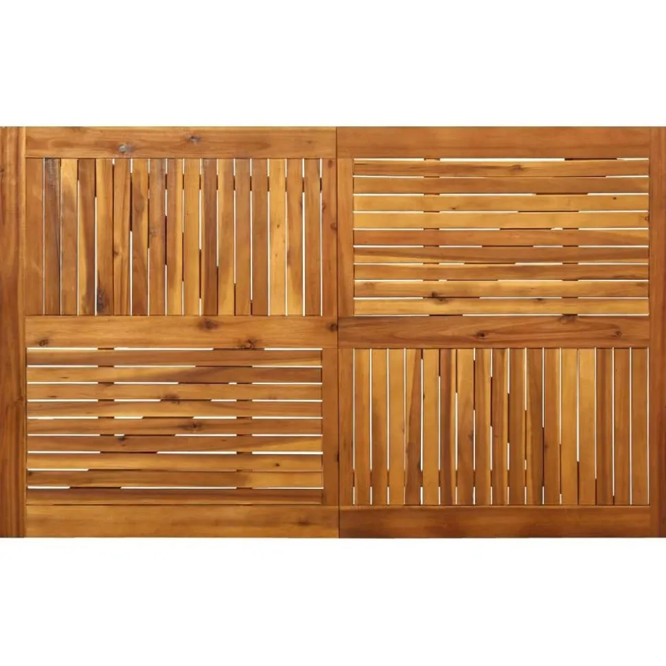 Puutarhapöytä 150x90x75cm täysi akaasiapuu