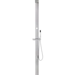 Puutarhasuihku 220cm ruostumaton teräs