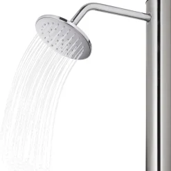 Puutarhasuihku 215 cm ruostumaton teräs