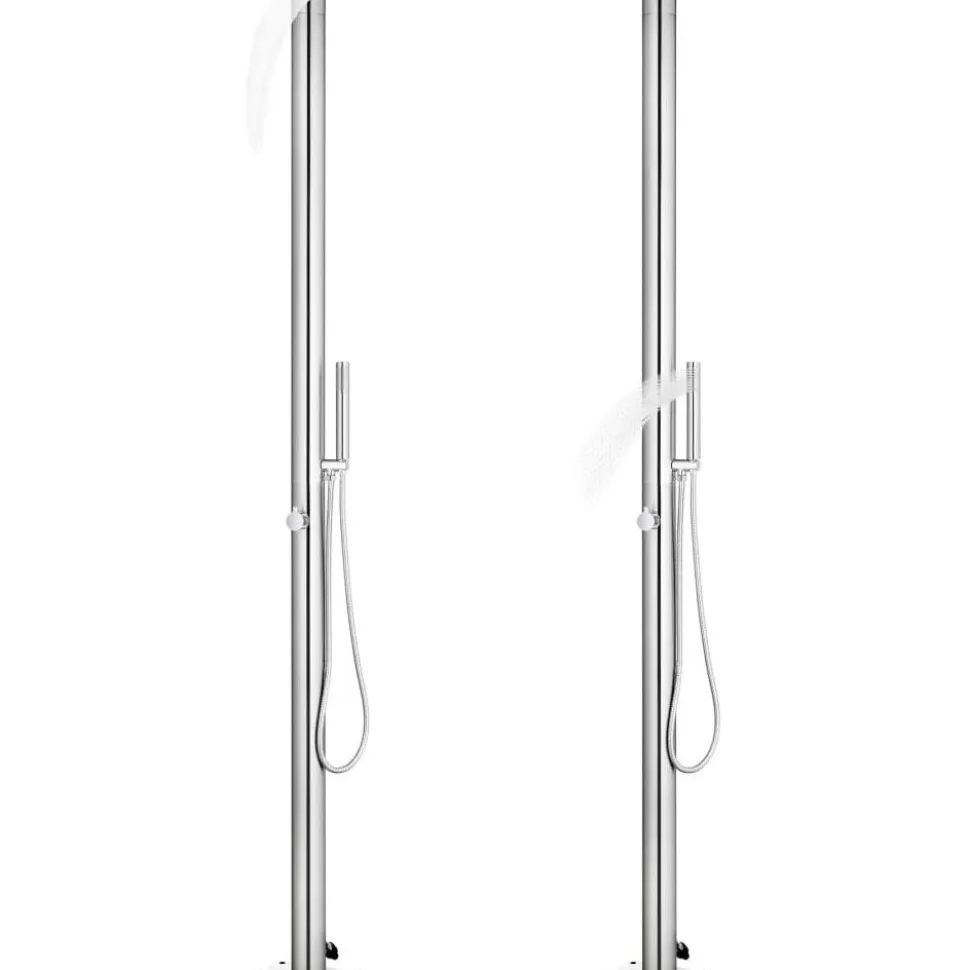 Puutarhasuihku 220 cm ruostumaton teräs