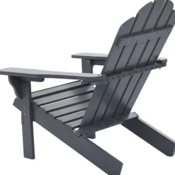 Puutarhatuoli puinen harmaa