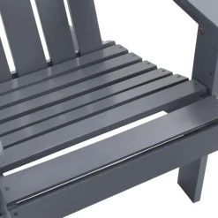 Puutarhatuoli puinen harmaa