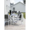 Pyöreä ruokapöytä Venture Home Copacabana 2, Ø140cm, harmaa/valkoinen