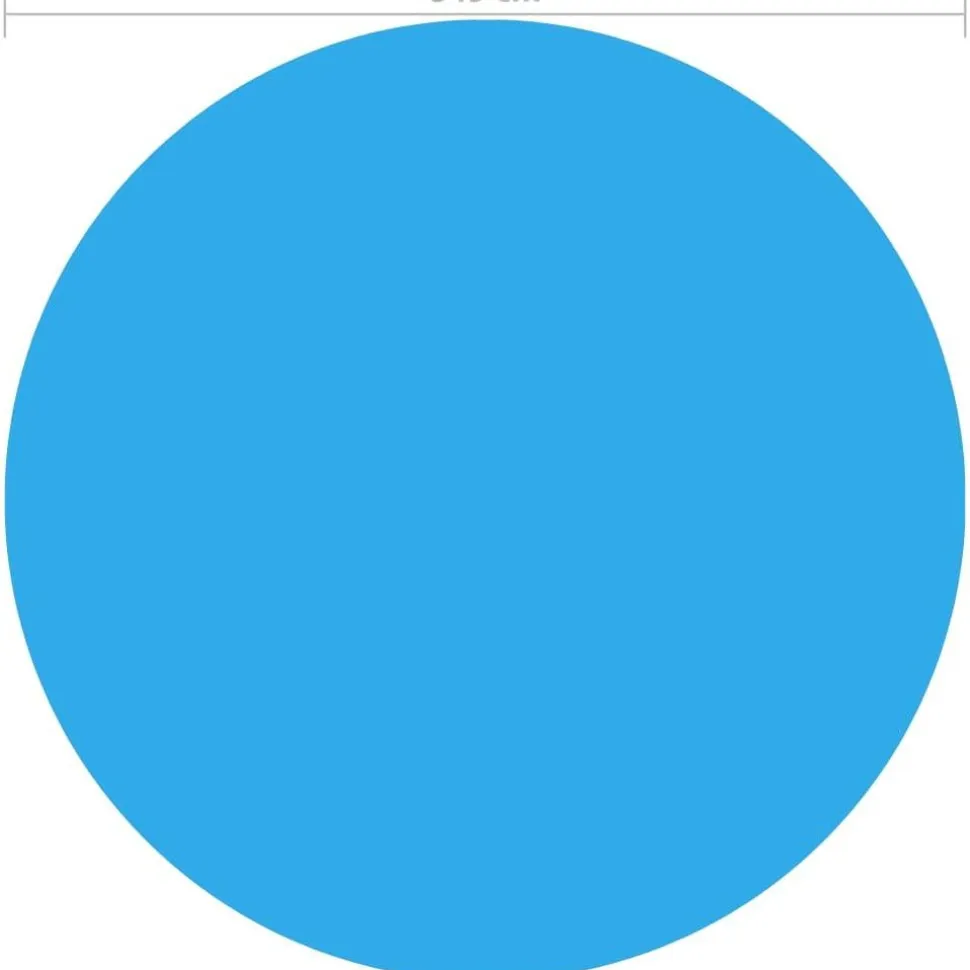 Pyöreä uima-altaan suoja 549 cm pe sininen