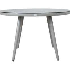 Pöytä Home4You SILVA Ø120xK75 cm, harmahtava, beige