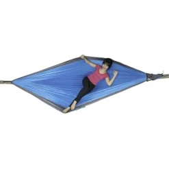 Riippumatto Ticket To The Moon King Size Hammock turkoosi/harmaa