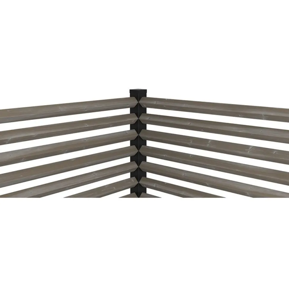 Rima Jabo Öckerö Linax 1490x45x45mm, harmaa, 4kpl