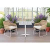 Ruokailuryhmä Baltic Garden Palermo pöytä, 70 cm, 2 kpl Seville tuolia