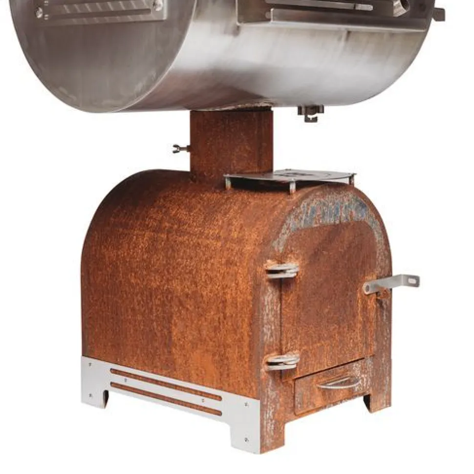 Savustusgrilli GrillSymbol Smoky Beast Silver, 65x165x160cm