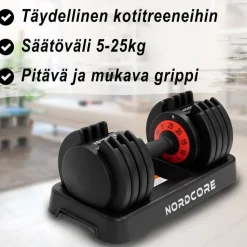Säädettävä käsipaino Nordcore Core 2kpl, 50kg