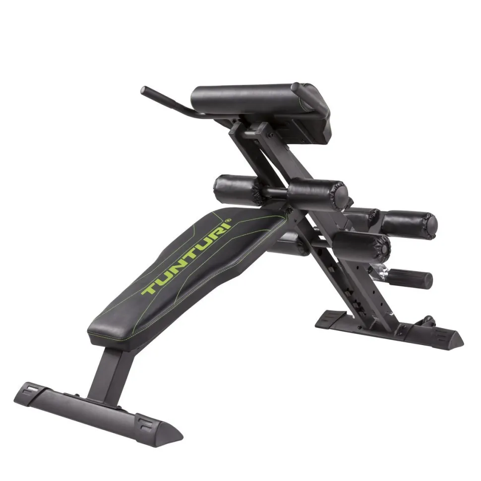 Selkä- ja vatsapenkki Tunturi CT80 Core Trainer kokoontaitettava max. 150 kg
