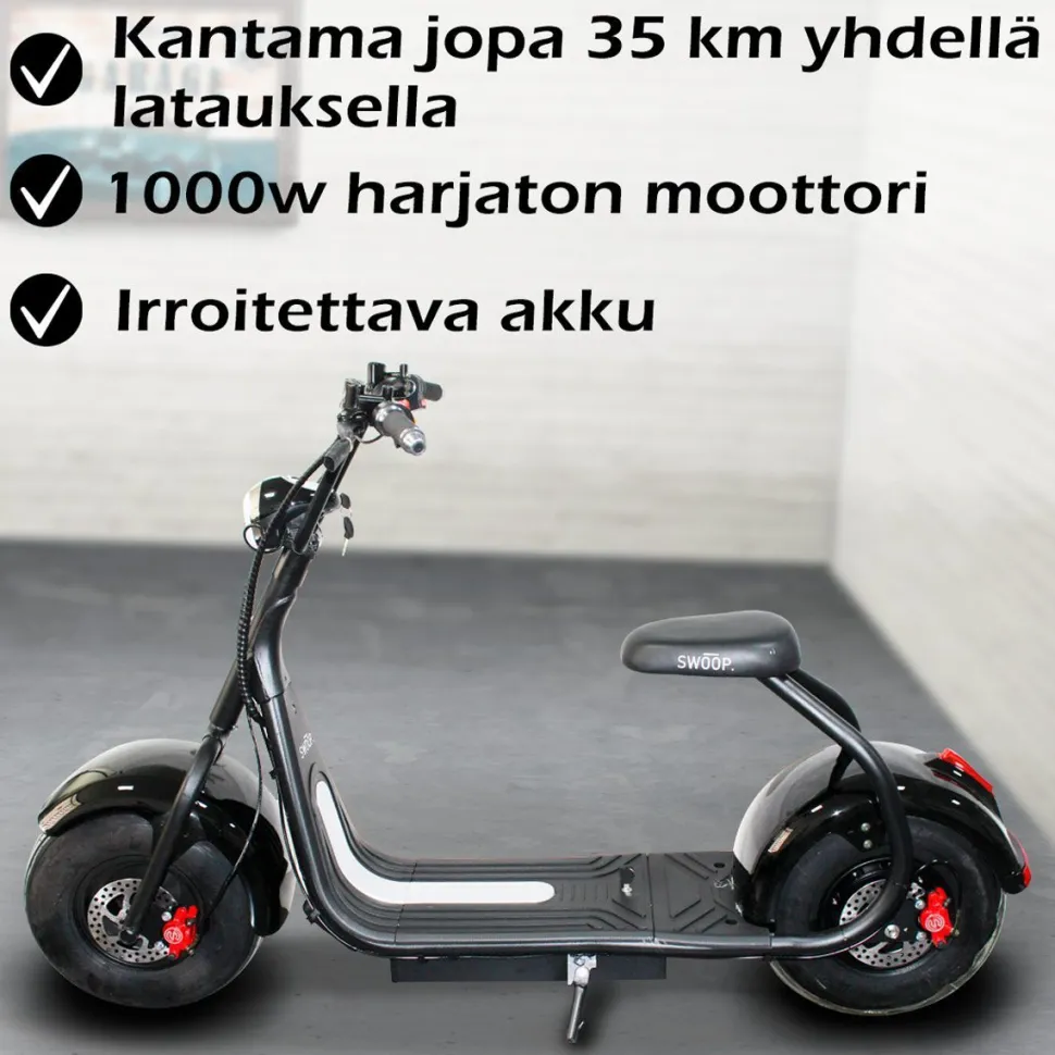 Sähkömopo Swoop Cruiser N2 1000W eri värejä