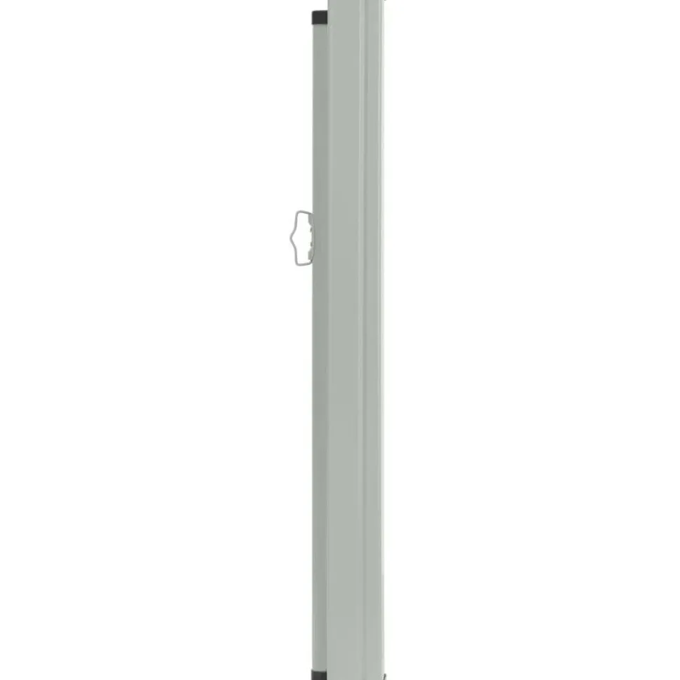 Sisäänvedettävä terassin sivumarkiisi 100x500 cm musta