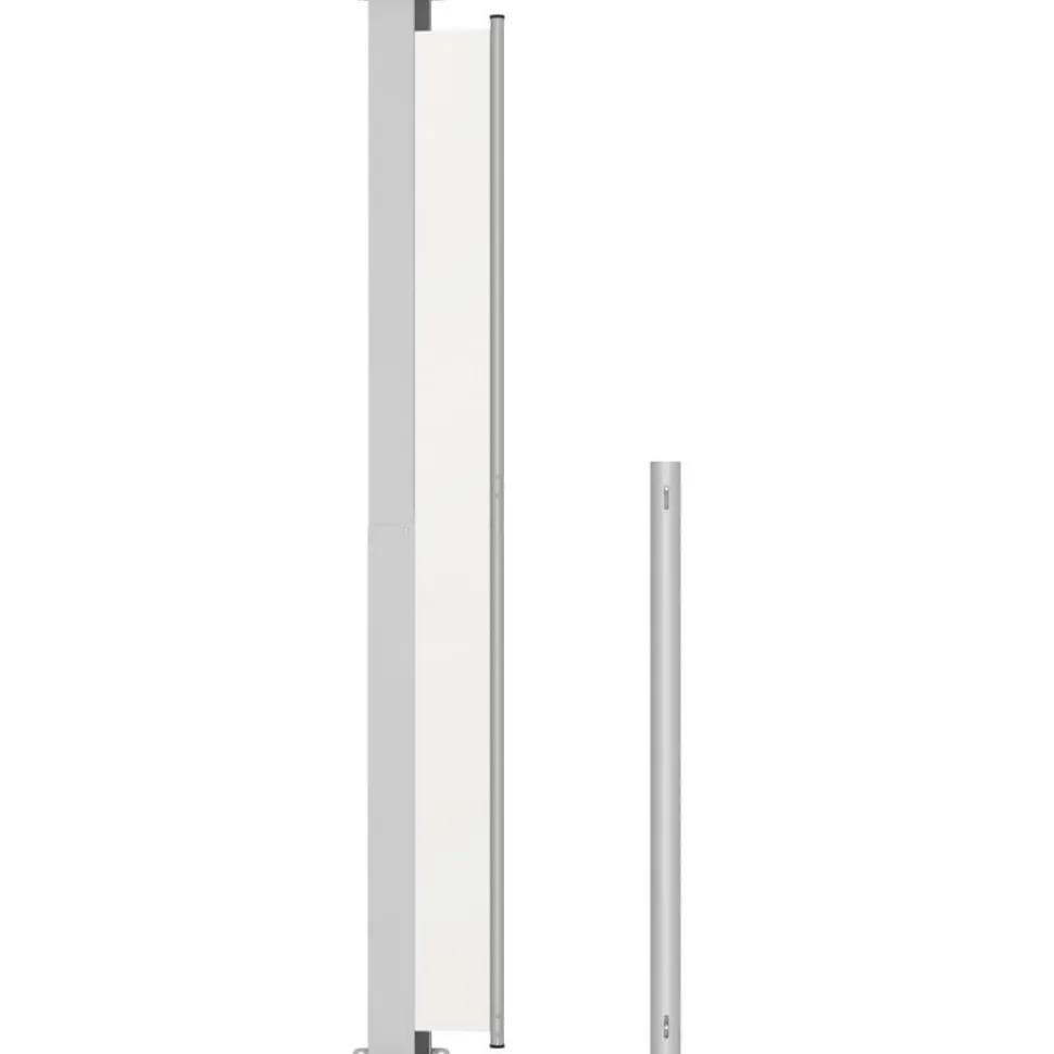 Sisäänvedettävä terassin sivumarkiisi 200x500 cm kerma