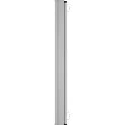 Sisäänvedettävä terassin sivumarkiisi 600x160 cm ruskea