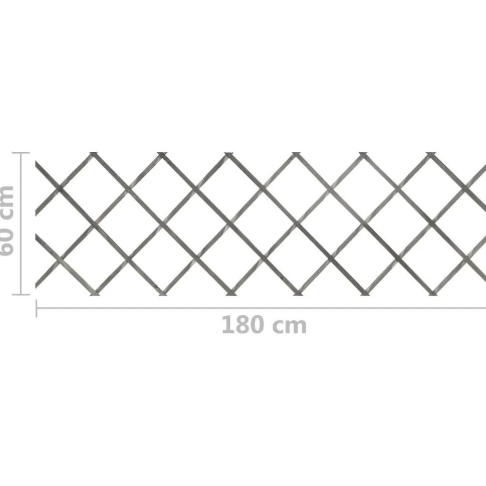 Säleaidat 5 kpl kuusi 180x30 cm harmaa