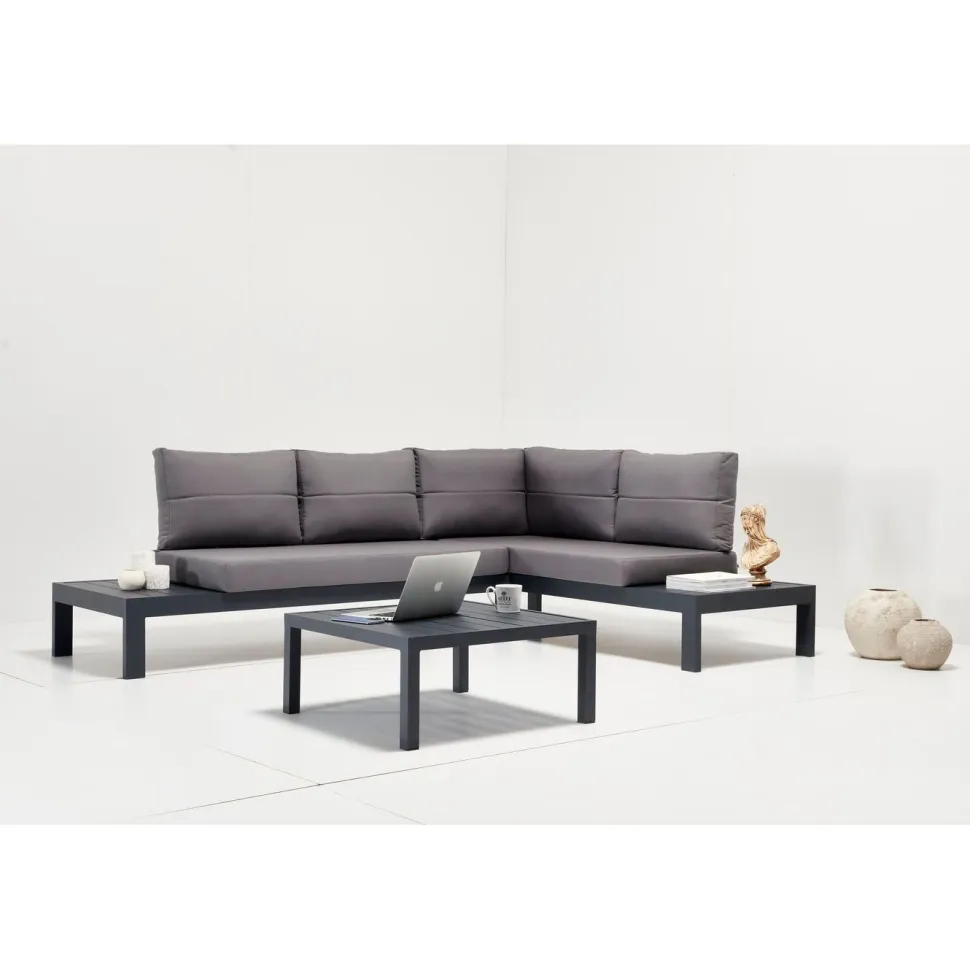 Sohvaryhmä Linento Garden Verona Alm, 3-istuttava, harmaa