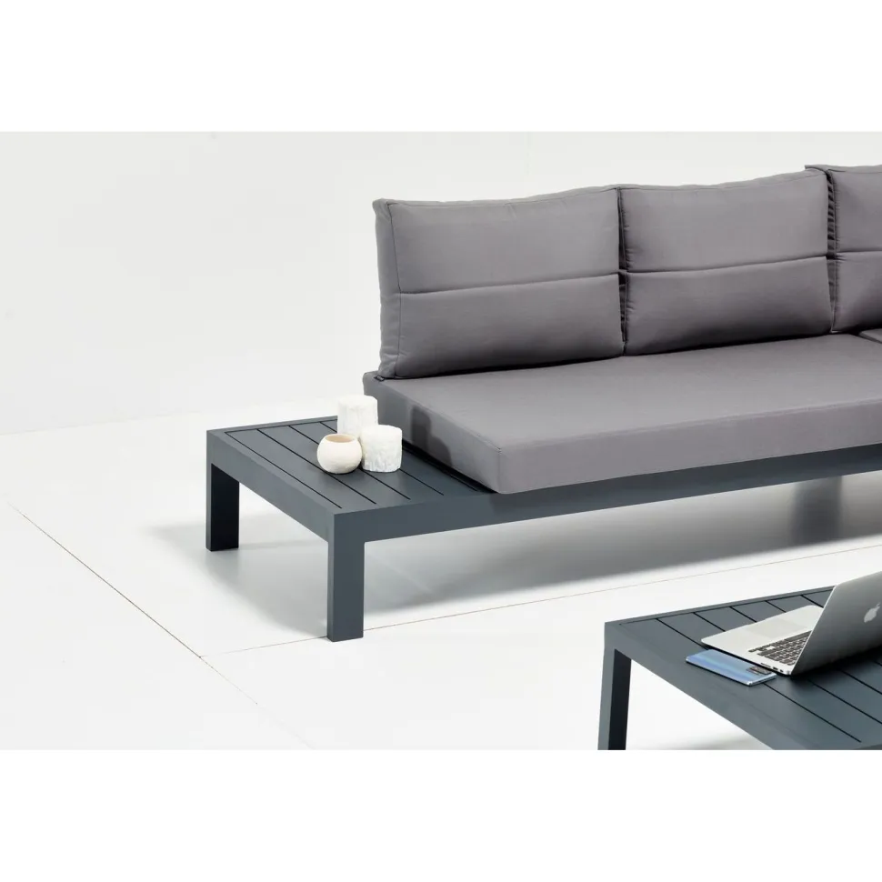 Sohvaryhmä Linento Garden Verona Alm, 3-istuttava, harmaa